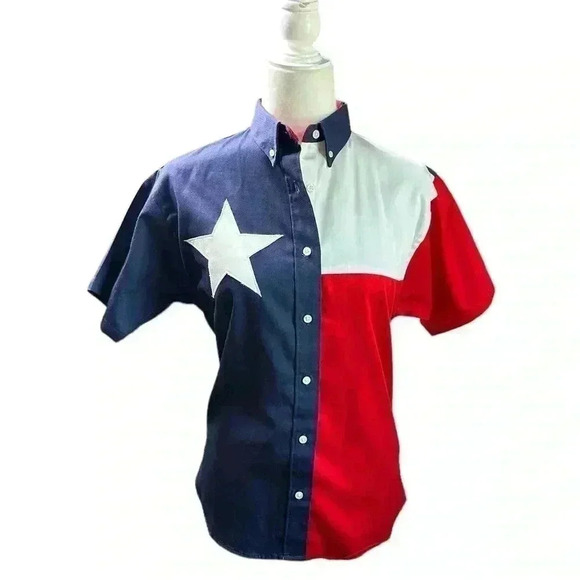 Texas Cotton Short Sleeve button down Shirt - XSmall - Picture 2 of 7